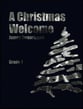 Christmas Welcome, A Concert Band sheet music cover